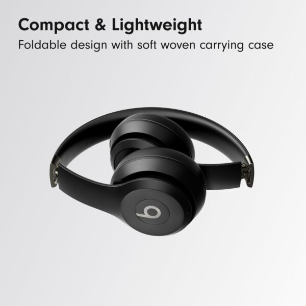 Beats Solo 4 On-Ear Wireless Headphones - Matte Black - Image 4
