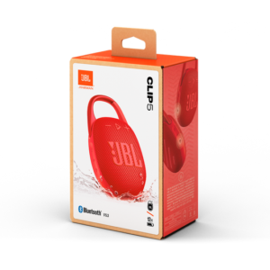 JBL Clip 5 Portable Wireless Speaker - Red
