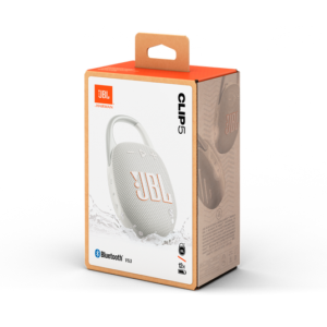 JBL Clip 5 Portable Wireless Speaker - White